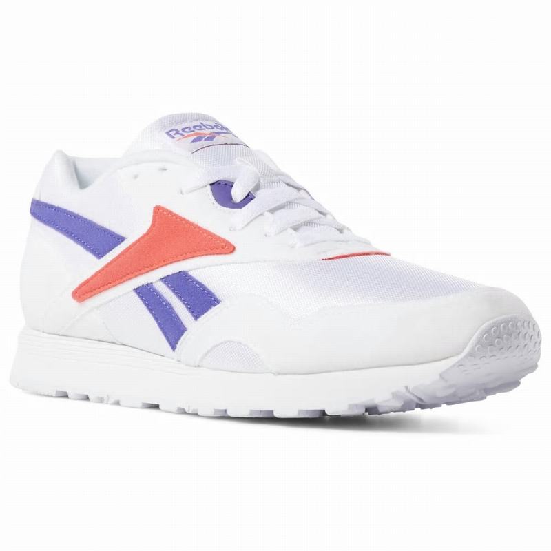 Tenisi Reebok Rapide Barbati Albi/Violet/Rosii Romania ES3479KA